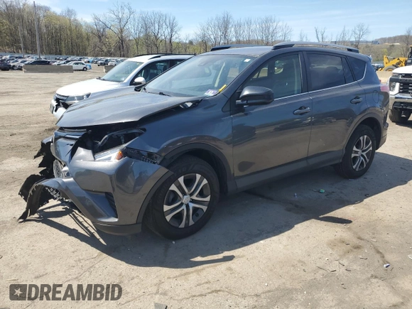 2017 Toyota RAV4 LE with VIN JTMBFREV7HJ167056, listed as a Copart auction lot 54156215 with 93,475 mi miles and Salvage Title. Bid and sale history available at carsss.com. Image 1.