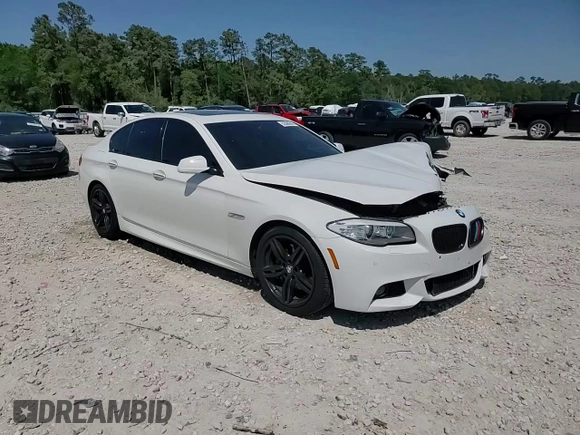 2013 BMW 5 Series 535i with VIN WBAFR7C56DC823937, listed as a Copart auction lot 52380345 with 110,067 mi miles and Salvage Title. Bid and sale history available at DreamBid. Image 13.