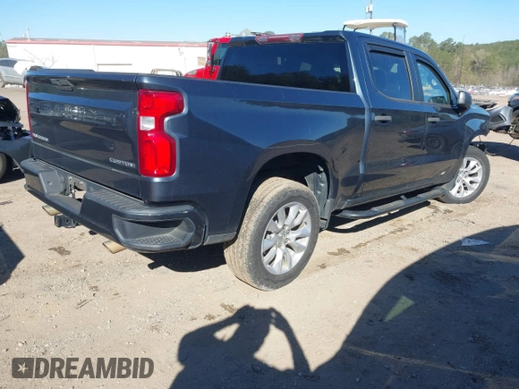 2020 Chevrolet Silverado 1500 Custom with VIN 3GCPWBEHXLG285328, listed as a IAAI auction lot 41851261 with 110,266 mi miles. Bid and sale history available at carsss.com. Image 4.