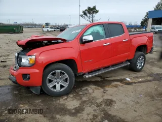 2016 GMC Canyon 4WD SLT with VIN 1GTG6DE3XG1358704, listed as a Copart auction lot 47768195 with 80,865 mi miles and Salvage Title. Bid and sale history available at carsss.com. Image 1.