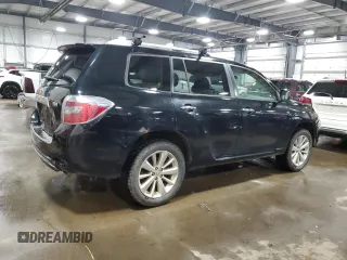 2010 Toyota Highlander Hybrid with VIN JTEBW3EH7A2041735, listed as a Copart auction lot 84684724 with 126,190 mi miles and Salvage Title. Bid and sale history available at carsss.com. Image 3.