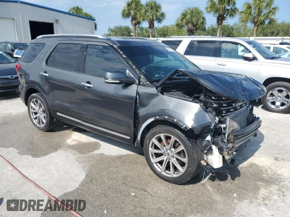 2016 Ford Explorer Limited with VIN 1FM5K7F8XGGB98539, listed as a Copart auction lot 82752454 with Not Provided miles and Salvage Title. Bid and sale history available at DreamBid. Image 4.