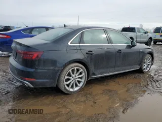 2019 Audi A4 Premium Plus with VIN WAUENAF45KN008539, listed as a Copart auction lot 46983635 with 81,783 mi miles and Clean Title. Bid and sale history available at carsss.com. Image 3.