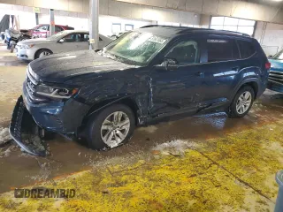 2021 Volkswagen Atlas S z VIN 1V2GP2CA9MC519738, wystawiony jako Copart lot #87607065 z przebiegiem 121 581 mil mil oraz Szkoda całkowita • Salvage title. Historia ofert i sprzedaży dostępna na DreamBid. Obrazek 1.