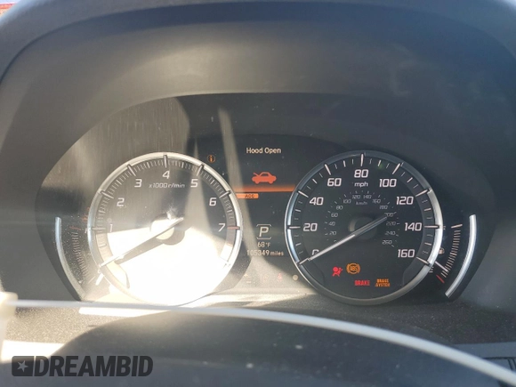 2018 Acura MDX w/Advance/Entertainment Pkg with VIN 5J8YD4H98JL004106, listed as a Copart auction lot 76923764 with 105,349 mi miles and Salvage Title. Bid and sale history available at carsss.com. Image 9.