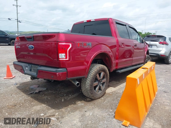 2017 Ford F-150 XL with VIN 1FTEW1EF0HFB72819, listed as a IAAI auction lot 42439836 with Not provided miles and . Bid and sale history available at DreamBid. Image 4.