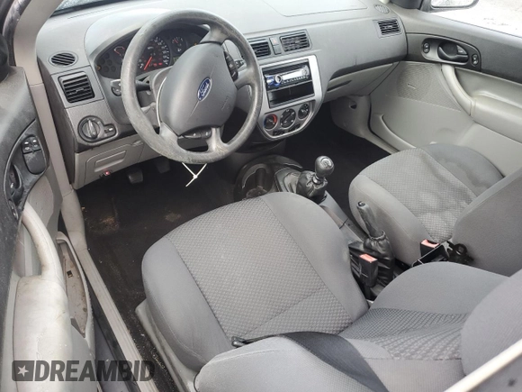 2005 Ford Focus S with VIN 3FAFP31N65R161757, listed as a Copart auction lot 44373605 with 187,145 mi miles and Salvage Title. Bid and sale history available at carsss.com. Image 8.