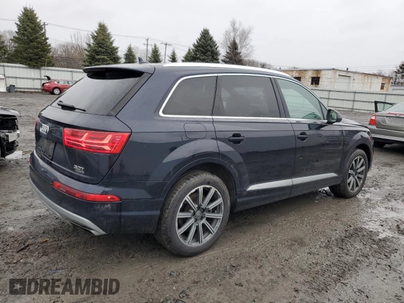 2017 Audi Q7 Premium Plus with VIN WA1LAAF74HD013210, listed as a Copart auction lot 49337825 with 82,450 mi miles and Salvage Title. Bid and sale history available at DreamBid. Image 3.