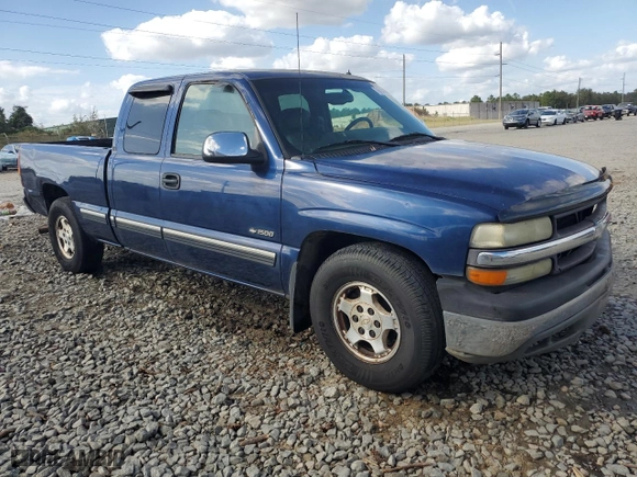 2002 Chevrolet Silverado 1500 LT with VIN 2GCEC19T421161569, listed as a Copart auction lot 78504044 with 182,158 mi miles and Salvage Title. Bid and sale history available at carsss.com. Image 4.