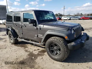 2018 Jeep Wrangler JK Unlimited Sport with VIN 1C4BJWDG9JL894502, listed as a Copart auction lot 89360855 with 100,944 mi miles and Salvage Title. Bid and sale history available at carsss.com. Image 4.