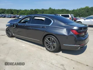 2020 BMW 7 Series 750i xDrive with VIN WBA7U2C01LGJ59354, listed as a Copart auction lot 58669874 with 0 mi miles and Salvage Title. Bid and sale history available at carsss.com. Image 2.