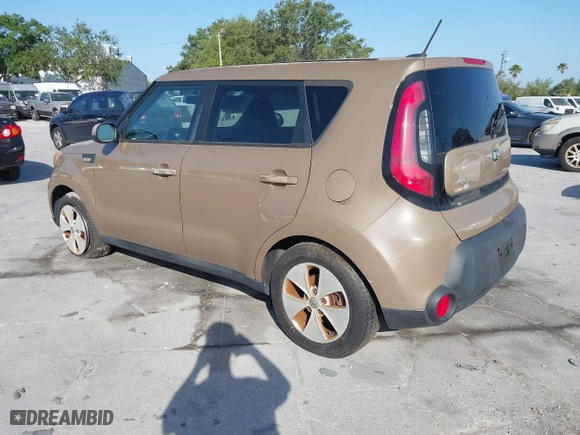 2014 Kia Soul with VIN KNDJN2A28E7024868, listed as a IAAI auction lot 42106273 with 115,805 mi miles. Bid and sale history available at carsss.com. Image 3.