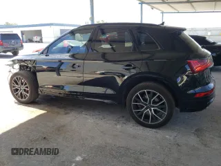 2024 Audi SQ5 Prestige with VIN WA1C4AFY7R2047297, listed as a Copart auction lot 60593104 with 7,400 mi miles and Salvage Title. Bid and sale history available at DreamBid. Image 2.