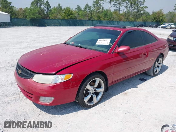 1999 Toyota Solara SE with VIN 2T1CF22P0XC246516, listed as a IAAI auction lot 41998741 with 262,659 mi miles. Bid and sale history available at carsss.com. Image 2.