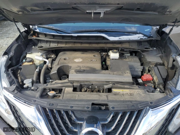 2015 Nissan Murano SL with VIN 5N1AZ2MG8FN234889, listed as a Copart auction lot 46158075 with 55,020 mi miles and Salvage Title. Bid and sale history available at carsss.com. Image 13.