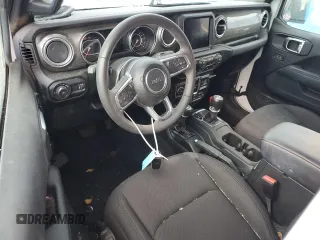 2023 Jeep Wrangler Sahara with VIN 1C4HJXEN6PW692981, listed as a Copart auction lot 42307845 with 26,017 mi miles and Non repairable. Bid and sale history available at DreamBid. Image 8.