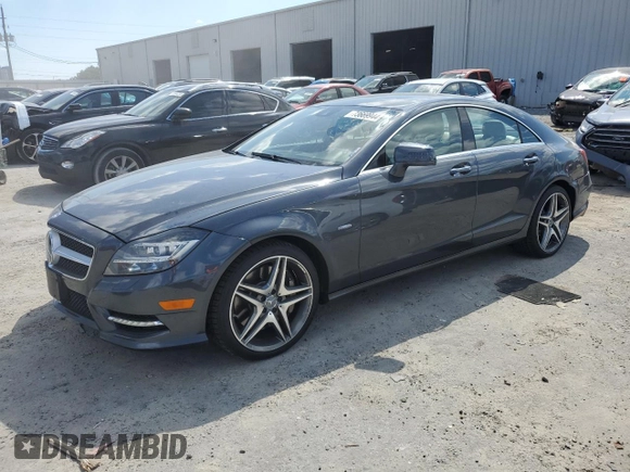 2012 Mercedes-Benz CLS-Class CLS 550 with VIN WDDLJ9BB5CA021508, listed as a Copart auction lot 73669944 with 142,422 mi miles and Salvage Title. Bid and sale history available at carsss.com. Image 1.