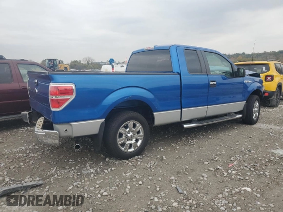 2009 Ford F-150 STX with VIN 1FTRX128X9FA50992, listed as a Copart auction lot 77901894 with 111,609 mi miles and Salvage Title. Bid and sale history available at carsss.com. Image 3.