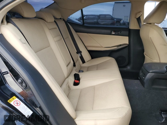 2015 Lexus IS 250 with VIN JTHBF1D20F5049315, listed as a Copart auction lot 50837935 with 121,060 mi miles and Salvage Title. Bid and sale history available at carsss.com. Image 10.