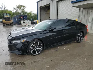 2019 Honda Accord Sport with VIN 1HGCV2E37KA001562, listed as a Copart auction lot 57861345 with 91,355 mi miles and Salvage title. Bid and sale history available at DreamBid. Image 1.