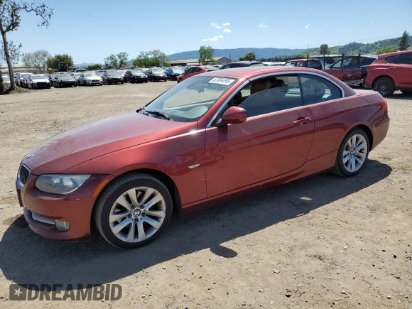 2012 BMW 3 Series 328i with VIN WBADW3C55CE821978, listed as a Copart auction lot 52304695 with 102,656 mi miles and Salvage title. Bid and sale history available at DreamBid. Image 1.