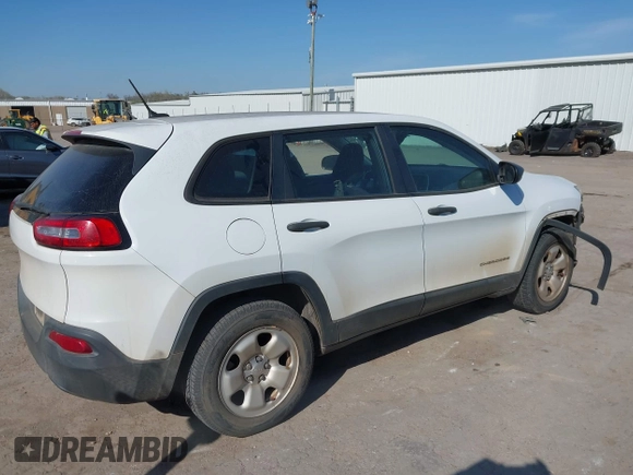 2014 Jeep Cherokee Sport with VIN 1C4PJMAB5EW171799, listed as a IAAI auction lot 41979110 with 155,851 mi miles. Bid and sale history available at carsss.com. Image 4.