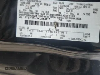 2019 Ford Ranger XL с VIN 1FTER1FH3KLA54117, выставлен на аукционе Copart как лот 60642475 с пробегом 66 408 миль миль и Списание • Salvage title. История ставок и продаж доступна на DreamBid. Изображение 12.
