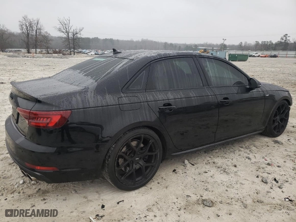 2018 Audi S4 Prestige with VIN WAUC4AF45JA148784, listed as a Copart auction lot 86244604 with 56,169 mi miles and Salvage Title. Bid and sale history available at carsss.com. Image 3.