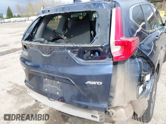 2017 Honda CR-V EX-L with VIN 2HKRW2H83HH665632, listed as a IAAI auction lot 41923536 with 71,382 mi miles. Bid and sale history available at carsss.com. Image 18.