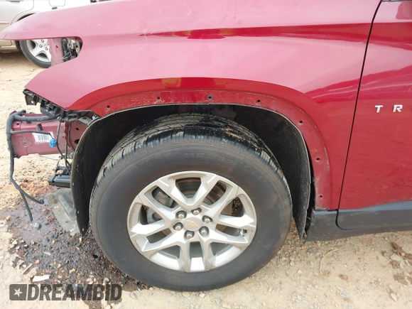 2020 Chevrolet Traverse LT Cloth with VIN 1GNERGKW2LJ197166, listed as a IAAI auction lot 41789888 with 91,627 mi miles. Bid and sale history available at carsss.com. Image 19.