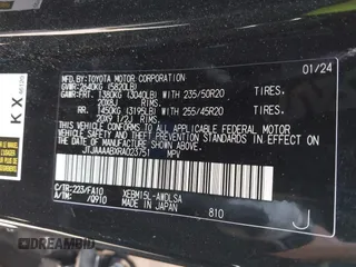 2024 Lexus RZ 450e Premium z VIN JTJAAAABXRA023751, wystawiony jako IAAI lot #42082320 z przebiegiem 15 641 mil mil oraz . Historia ofert i sprzedaży dostępna na DreamBid. Obrazek 9.