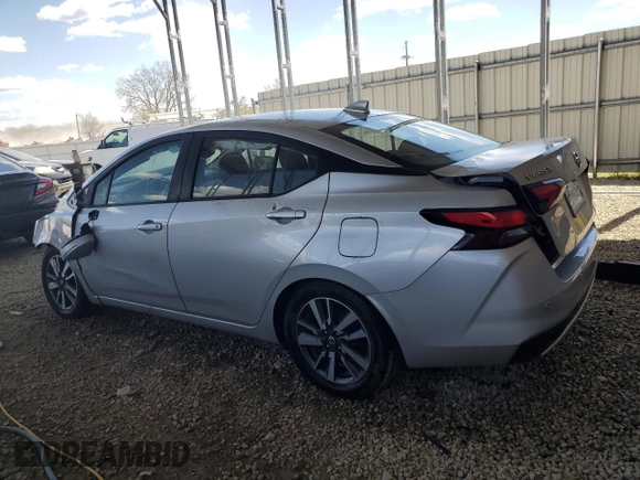 2021 Nissan Versa SV with VIN 3N1CN8EV6ML884457, listed as a Copart auction lot 52173755 with 76,714 mi miles and Clean Title. Bid and sale history available at DreamBid. Image 2.