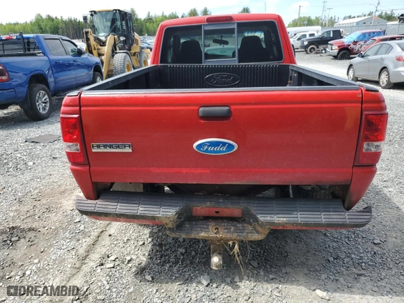 2008 Ford Ranger XLT with VIN 1FTYR44U28PA04003, listed as a Copart auction lot 58849614 with 208,481 mi miles and Salvage Title. Bid and sale history available at carsss.com. Image 6.