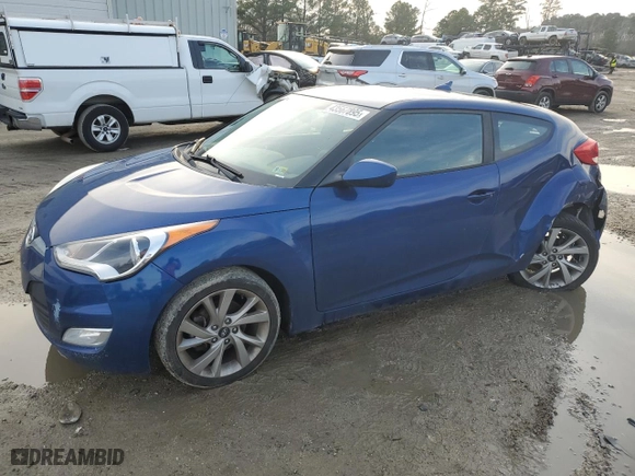 2017 Hyundai Veloster with VIN KMHTC6ADXHU305241, listed as a Copart auction lot 43567895 with 113,386 mi miles and Salvage Title. Bid and sale history available at carsss.com. Image 1.
