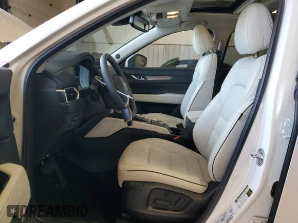 2025 Mazda CX-5 2.5 S Premium Plus Package with VIN JM3KFBEM7S0578797, listed as a Copart auction lot 46307845 with 3,625 mi miles and Salvage Title. Bid and sale history available at carsss.com. Image 7.
