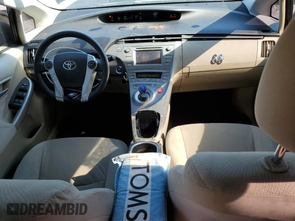 2012 Toyota Prius One with VIN JTDKN3DU2C5394648, listed as a Copart auction lot 53794065 with 235,539 mi miles and Salvage Title. Bid and sale history available at DreamBid. Image 8.