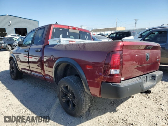 2021 Ram 1500 Warlock with VIN 1C6RR7GG1MS537311, listed as a Copart auction lot 53086835 with 56,384 mi miles and Salvage title. Bid and sale history available at DreamBid. Image 2.