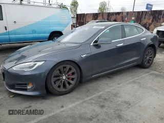 2016 Tesla Model S 90D with VIN 5YJSA1E44GF152673, listed as a Copart auction lot 50995495 with 69,439 mi miles and Salvage Title. Bid and sale history available at DreamBid. Image 1.
