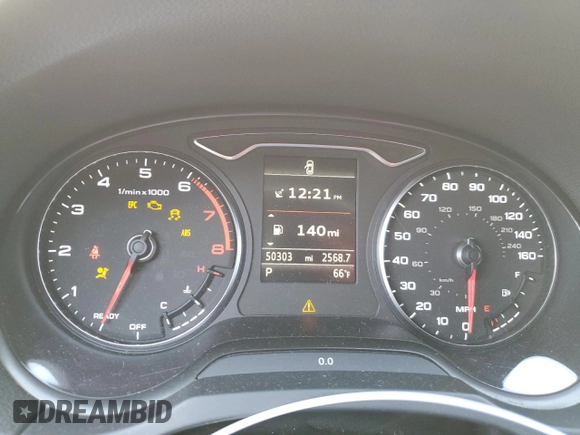 2016 Audi A3 1.8T Premium with VIN WAUA7GFF1G1032980, listed as a Copart auction lot 72144483 with 50,303 mi miles. Bid and sale history available at carsss.com. Image 9.