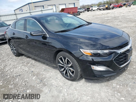 2023 Chevrolet Malibu RS with VIN 1G1ZG5ST2PF158394, listed as a Copart auction lot 50520305 with 14,619 mi miles and Salvage Title. Bid and sale history available at DreamBid. Image 4.