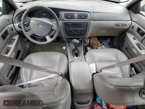 2004 Ford Taurus SES with VIN 1FAFP55U34A113140, listed as a Copart auction lot 53606615 with 99,800 mi miles and Salvage Title. Bid and sale history available at DreamBid. Image 8.