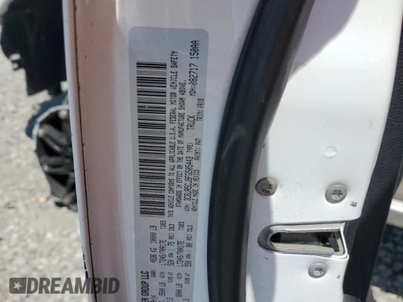 2015 Ram 2500 Tradesman with VIN 3C6UR5CJ9FG505443, listed as a Copart auction lot 51913415 with 179,520 mi miles and Salvage title. Bid and sale history available at DreamBid. Image 15.