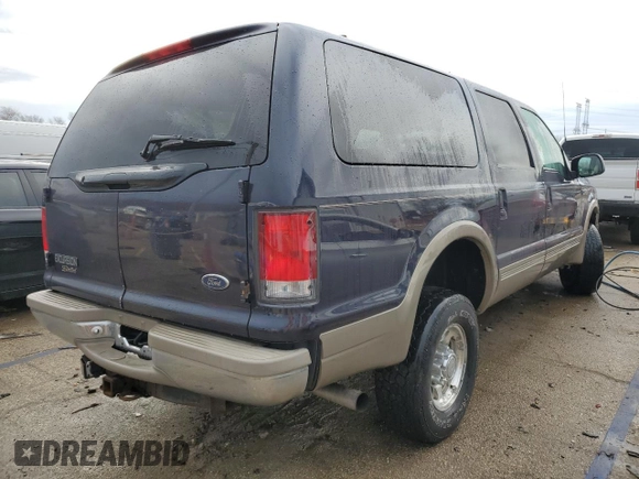 2000 Ford Excursion Limited with VIN 1FMNU43S4YEB85419, listed as a Copart auction lot 46796535 with 118,979 mi miles and Salvage title. Bid and sale history available at DreamBid. Image 3.