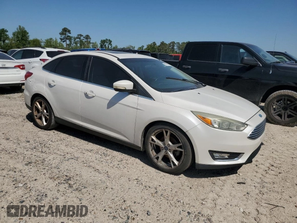 2015 Ford Focus Titanium with VIN 1FADP3J23FL248349, listed as a Copart auction lot 52599275 with 124,450 mi miles and Clean Title. Bid and sale history available at carsss.com. Image 4.