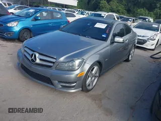 2012 Mercedes-Benz C 250 with VIN WDDGJ4HBXCF777446, listed as a IAAI auction lot 42590256 with Not provided miles and . Bid and sale history available at DreamBid. Image 2.