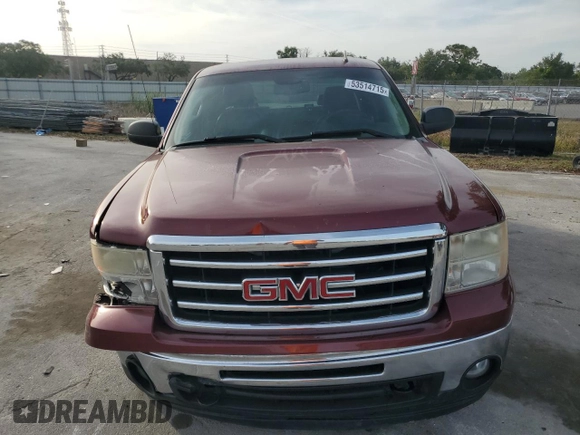 2013 GMC Sierra 1500 SLE z VIN 3GTP1VE01DG278926, wystawiony jako Copart lot #53514715 z przebiegiem 316 317 mil mil oraz Szkoda całkowita • Salvage title. Historia ofert i sprzedaży dostępna na DreamBid. Obrazek 5.