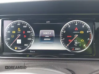 2016 Mercedes-Benz S-Class S 550 with VIN WDDXJ8FB5GA016935, listed as a IAAI auction lot 41804970 with 68,044 mi miles. Bid and sale history available at carsss.com. Image 7.