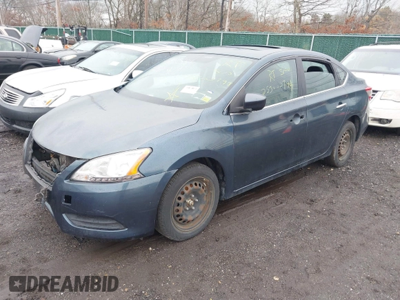 2014 Nissan Sentra SR with VIN 3N1AB7AP1EY214871, listed as a IAAI auction lot 41819348 with Not Provided miles and . Bid and sale history available at DreamBid. Image 2.