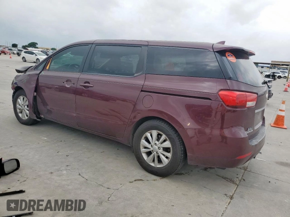 2018 Kia Sedona LX with VIN KNDMB5C12J6379188, listed as a Copart auction lot 55033455 with 118,077 mi miles and Salvage Title. Bid and sale history available at DreamBid. Image 2.