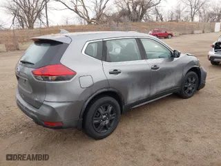 2017 Nissan Rogue SV with VIN KNMAT2MV8HP556282, listed as a IAAI auction lot 41707631 with 105,102 mi miles. Bid and sale history available at carsss.com. Image 4.